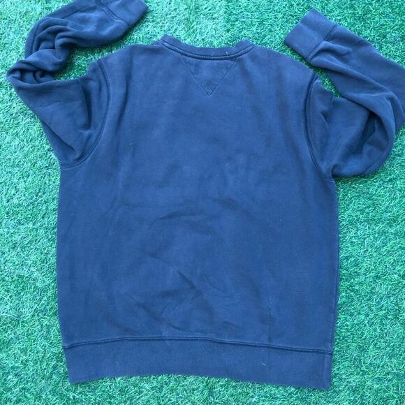 Vintage Tommy Hilfiger Navy Blue Embroidered Sweatshirt - Picture 4 of 4